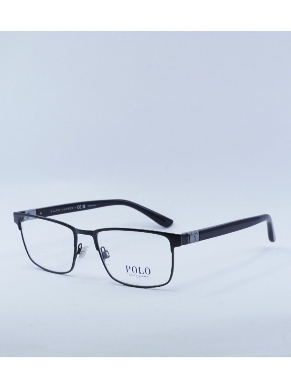 Polo Ralph Lauren PH1222 9304 Eyeglasses Semishiny Black/Shiny Black 56mm